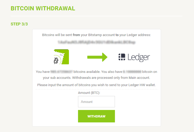 withdraw bitcoins from bitstamp bitcoin