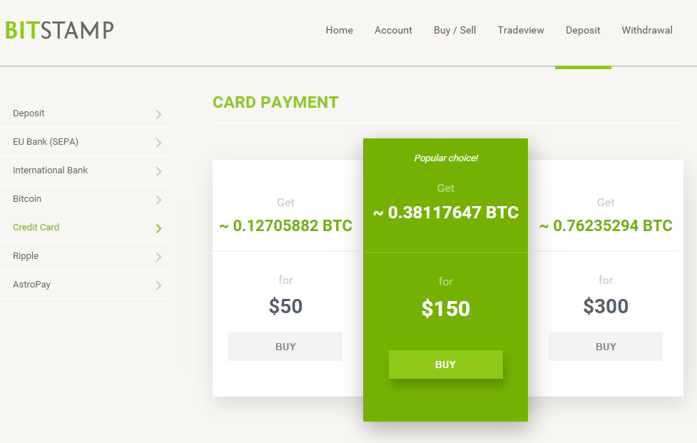 bitstamp credit card de3clined